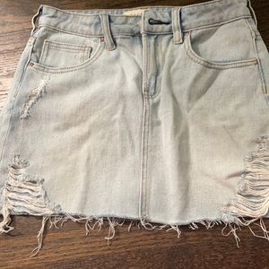 Pac sun jean skirt